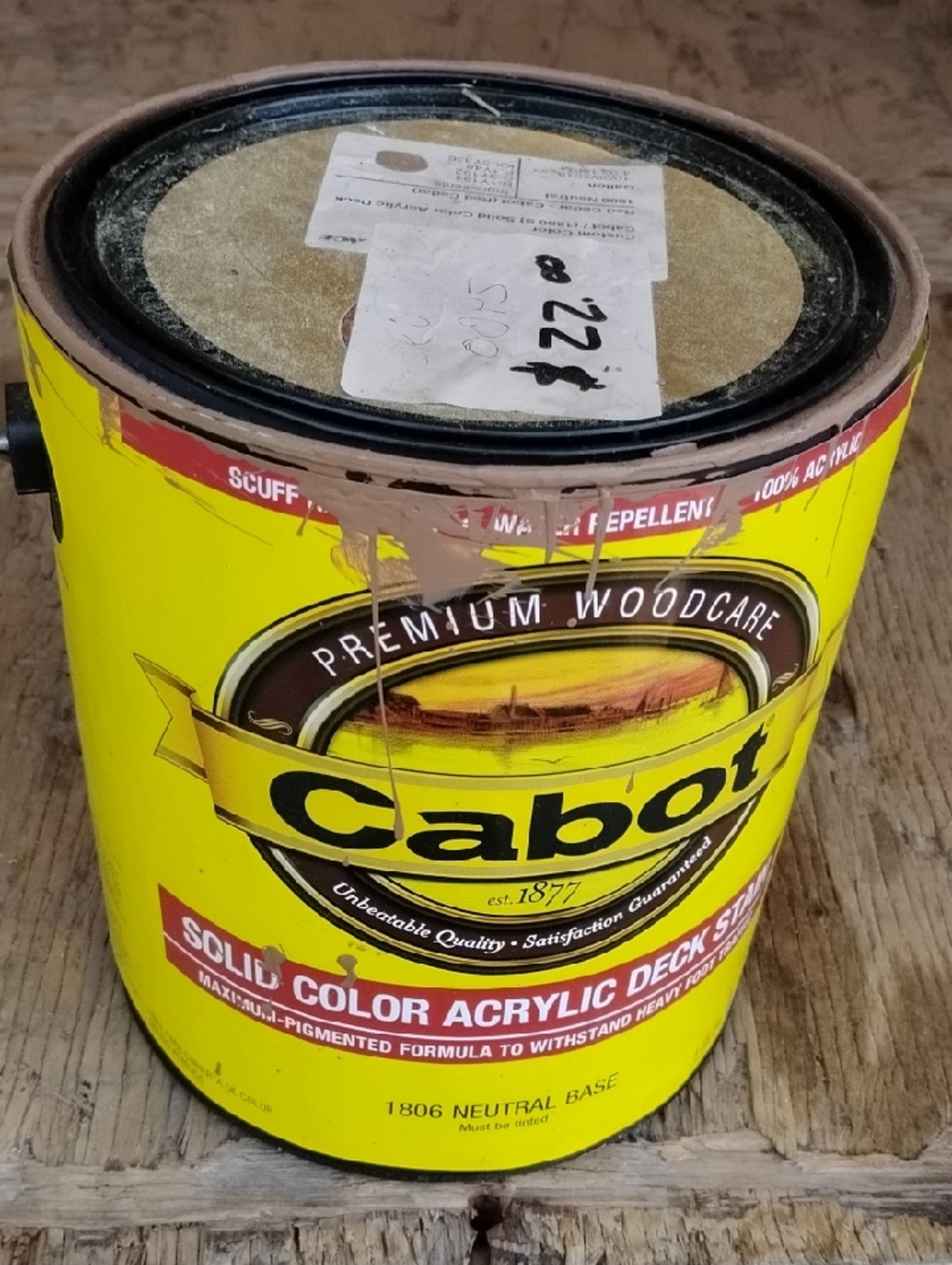 Cabot Premium Woodcare Solid Color Acrylic Deck Stain - Red Cedar